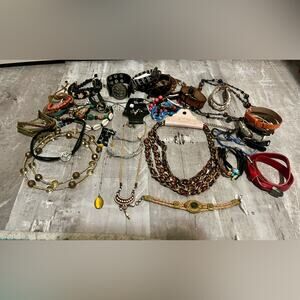 Hippie and Happy Jewelry lot bracelets and necklaces